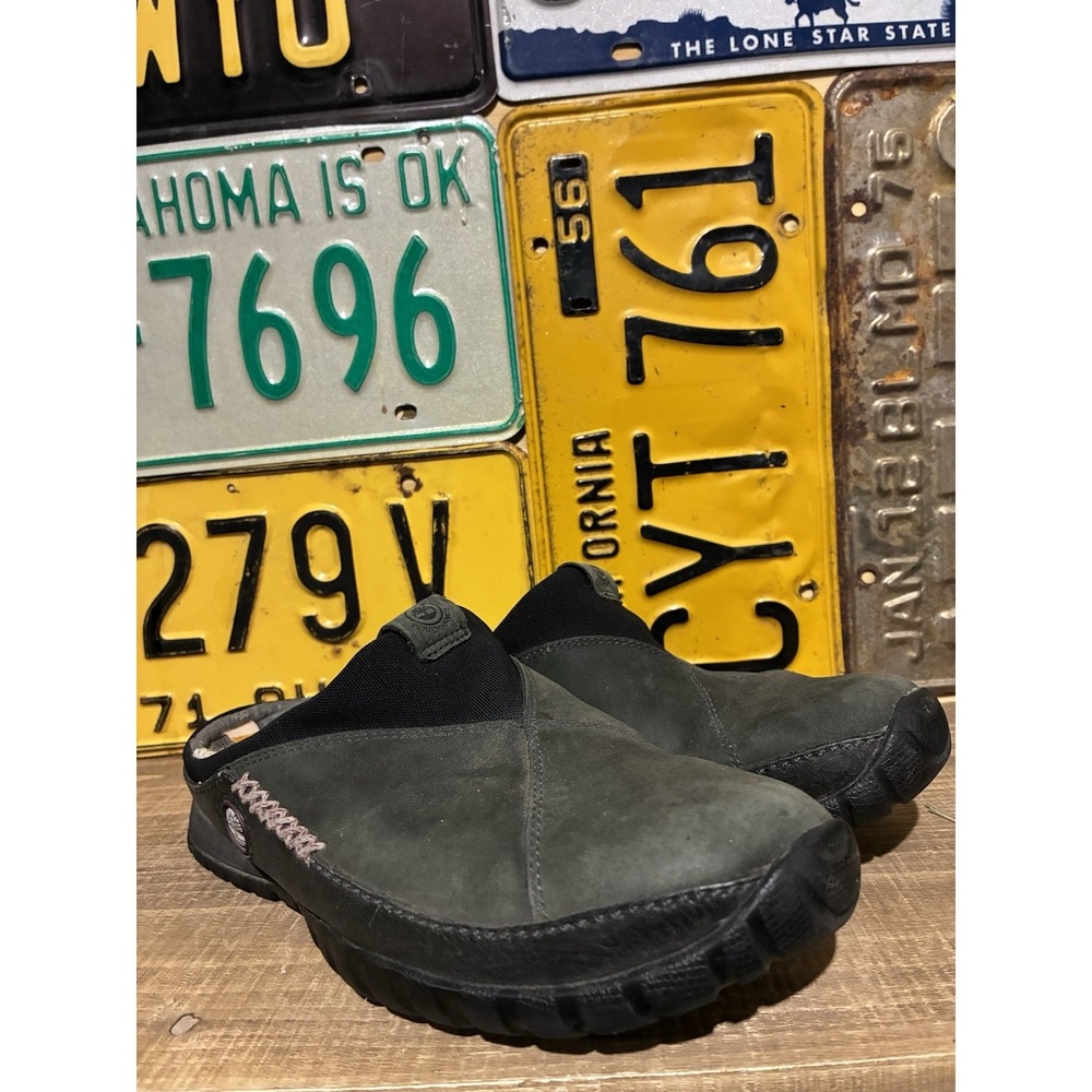 Timberland Smartwool Leather Power Lounger Clogs‎ Womens 7.5 Preppy